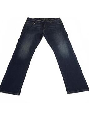 New American Eagle Dark Wash Ne(x)t Level Flex Slim Straight Leg Jeans 42x34
